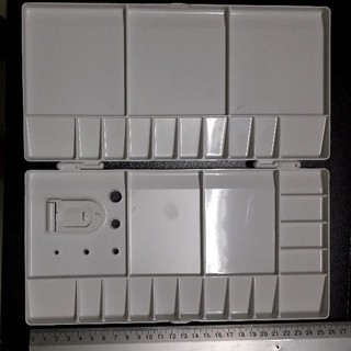 [SGA] Bảng pha màu (palette) đôi bàng nhựa ABS, dạng gập, mã hàng 9509