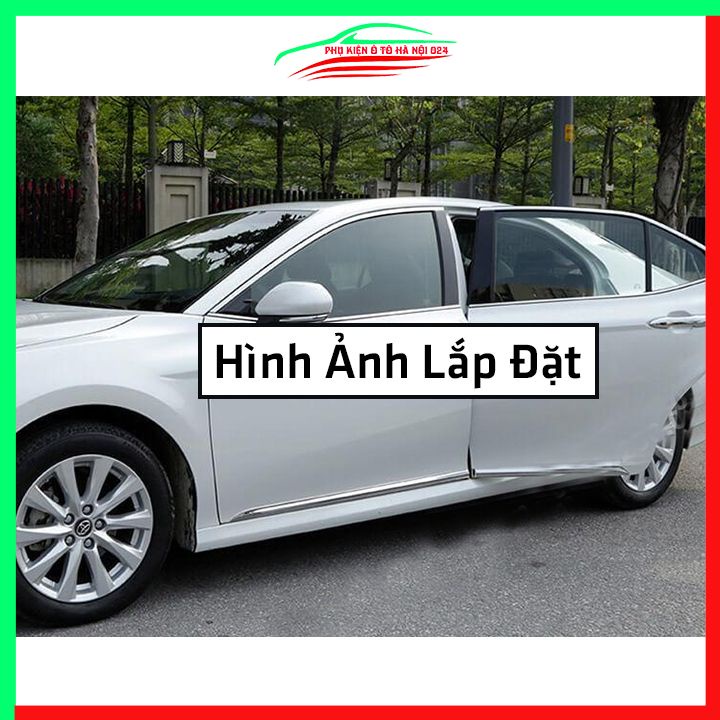 Bộ ốp nẹp sườn Camry 2019-2022 mạ crom trang trí làm đẹp xe