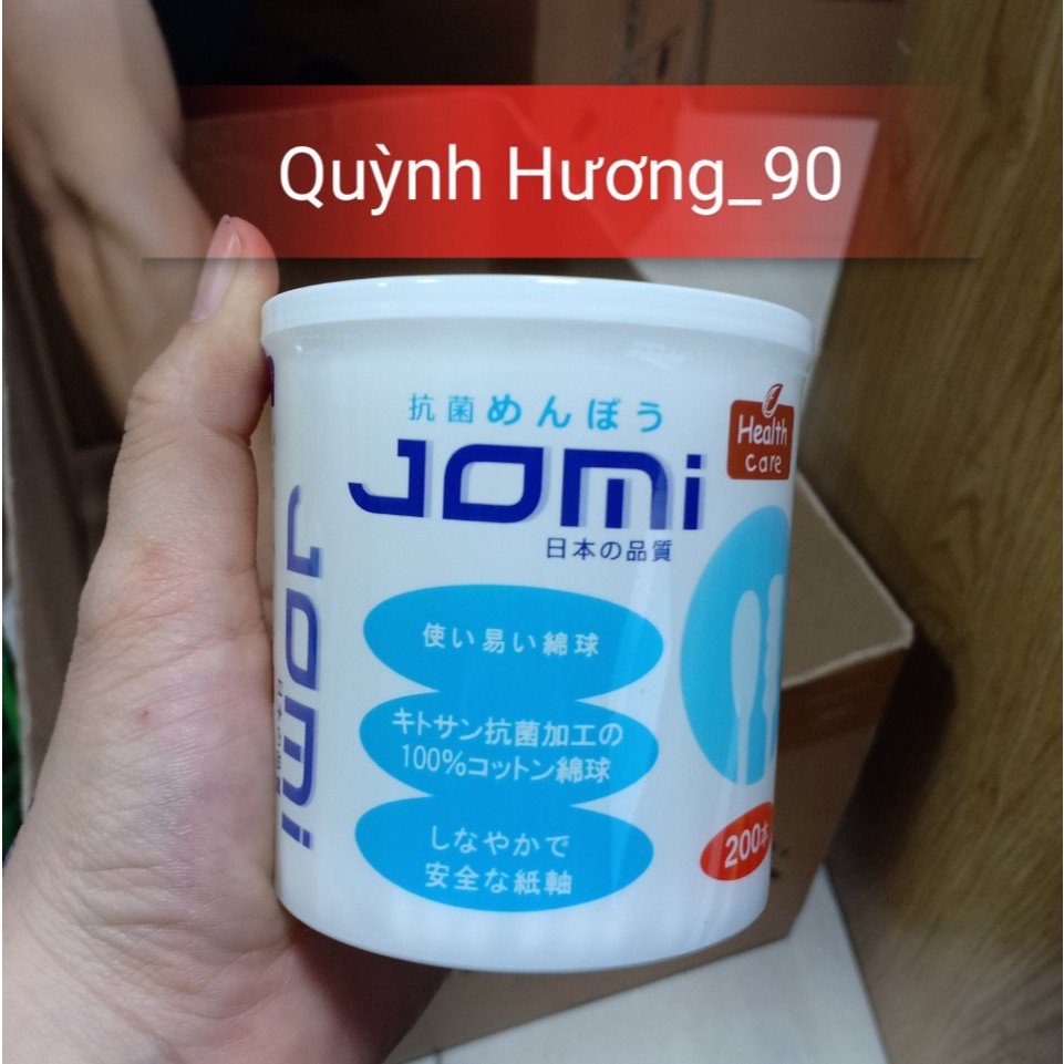 Tăm bông JOMI lọ 200 chiếc