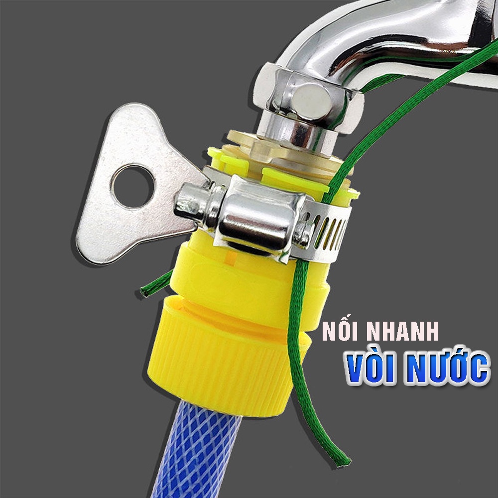 Đầu nối nhanh vòi nước ống cut vòi dây tưới cây Minh House