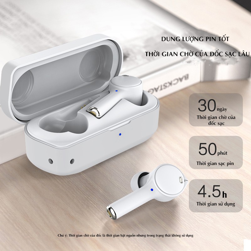 ●Tai nghe true wireless N8 Cảm Ứng | Chống Nước IPX5 Bass Cực Mạnh Bluetooth 5.0 BẢO HÀNH 12 THÁNG