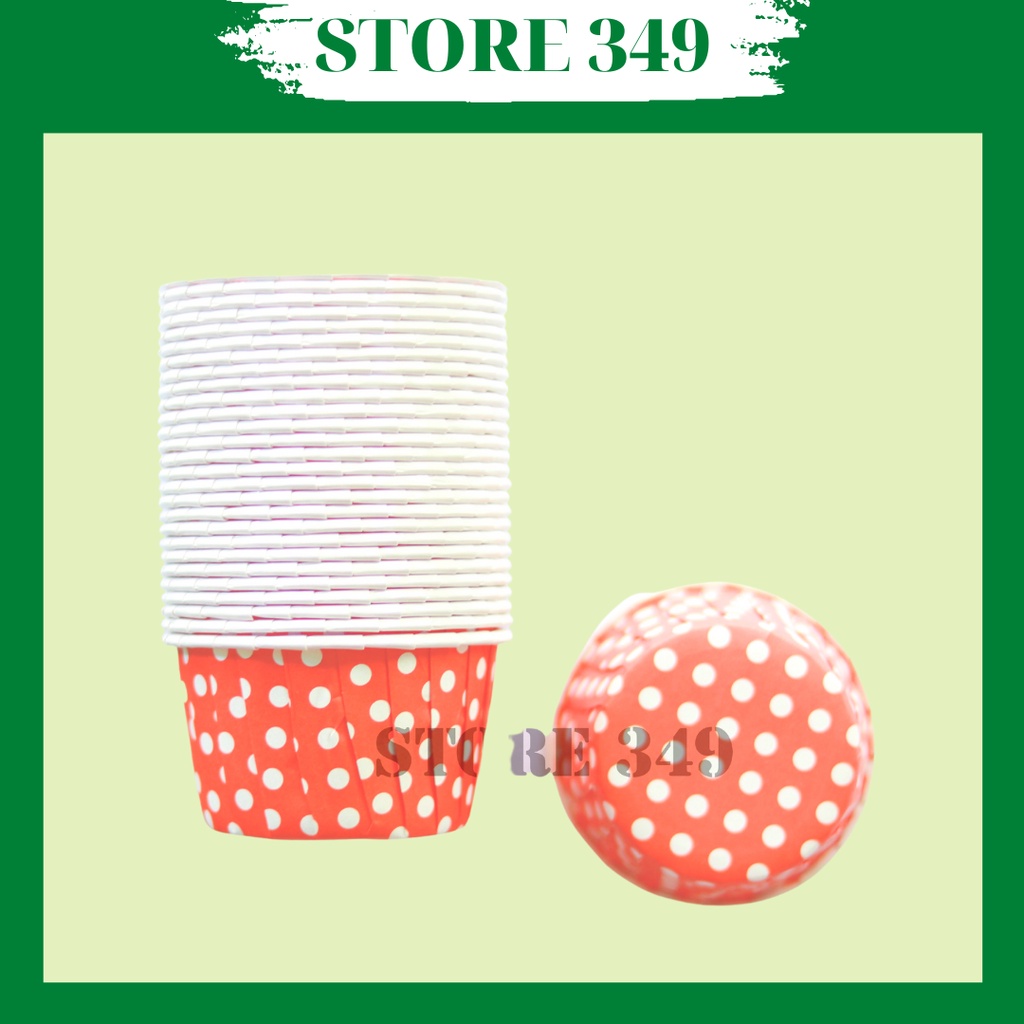 Ly Giấy Cupcake Tròn 4435 100 Cái- giao màu ngẫu nhiên