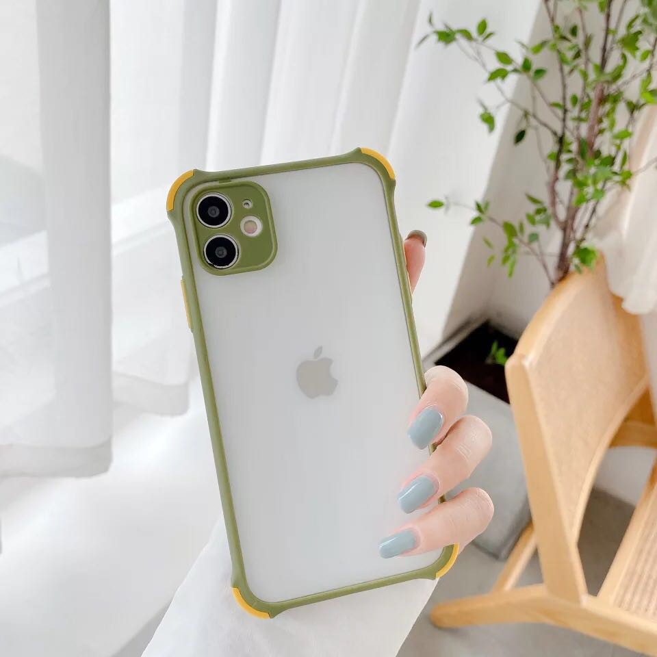 Ốp Nhám Chống Sốc Chống Bám Vân Tay Có Viền Bảo Vệ Camera Iphone 6/6plus/ 7plus/ 8plus/ X/ Xs max/ 11/ 11pro max link 2