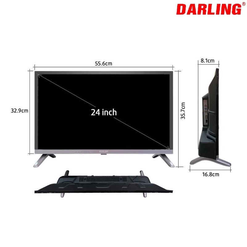 Tivi led 24 inch Darling có tích hợp đầu thu KTS