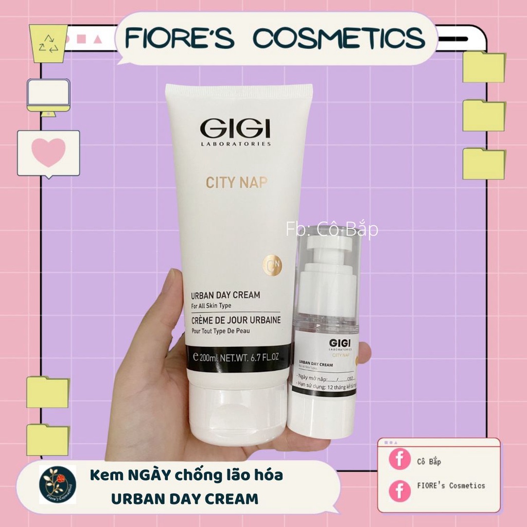 Kem dưỡng chống lão hóa GIGI Urban Day Cream BAN NGÀY