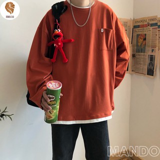 Áo Nỉ Nam Sweater Dài Tay Cổ Tròn Thời Trang MANDO Phong Cách Hàn Quốc ANN22