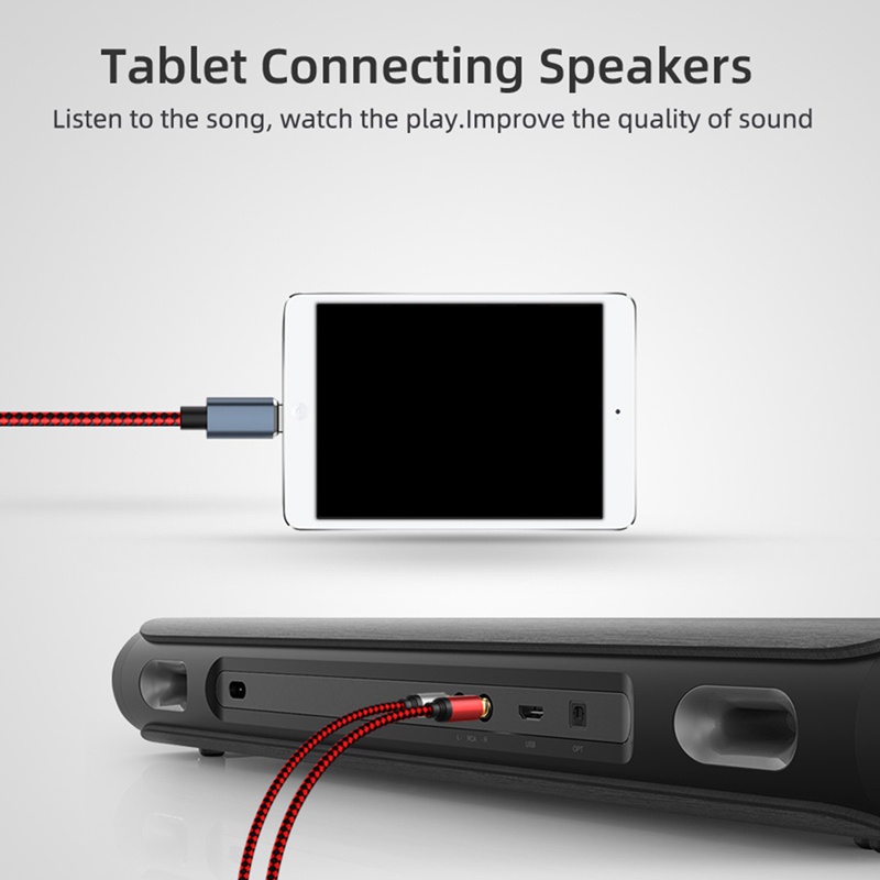 Cáp ChuyểN ĐổI Âm Thanh USB C Sang 2 RCA Sang 2 RCA Cho Loa Xiaomi Huawei MáY TíNh BảNg / TV