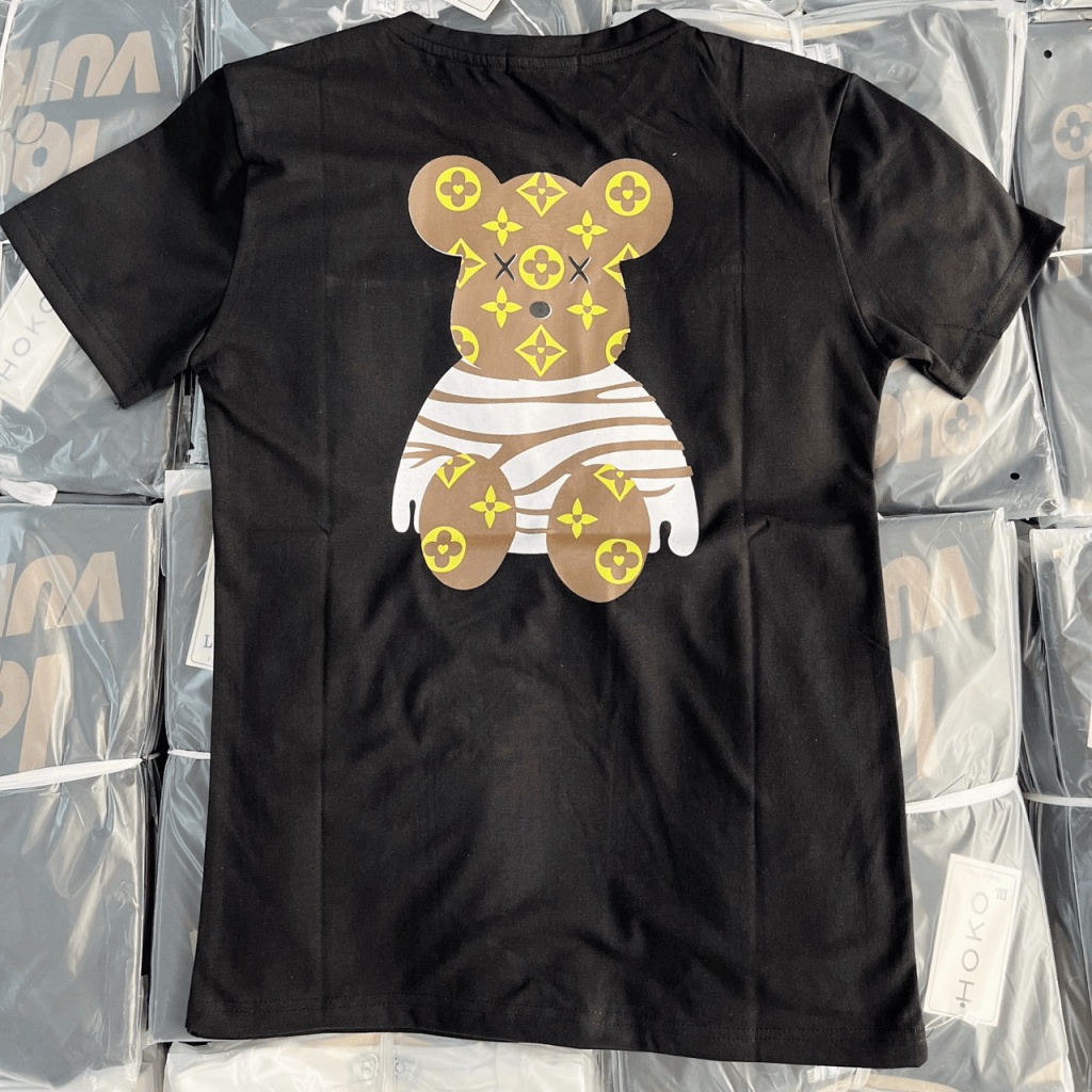 [FREE SHIP] ÁO THUN CỔ TRÒN CHÚ GẤU BỰ SIÊU XINH CỰC HOT CHO CÁC CẶP ĐÔI- HÌNH THẬT SHOP TỰ CHỤP