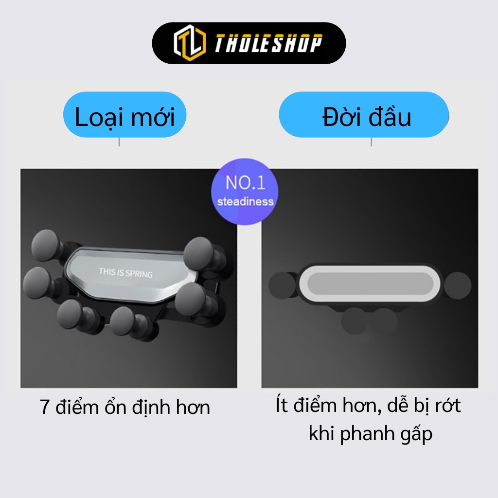 Giá Đỡ Điện Thoại Trên Ô Tô - Kẹp Giữ Điện Thoại Gắn Taplo Và Cửa Gió Điều Hòa 7728