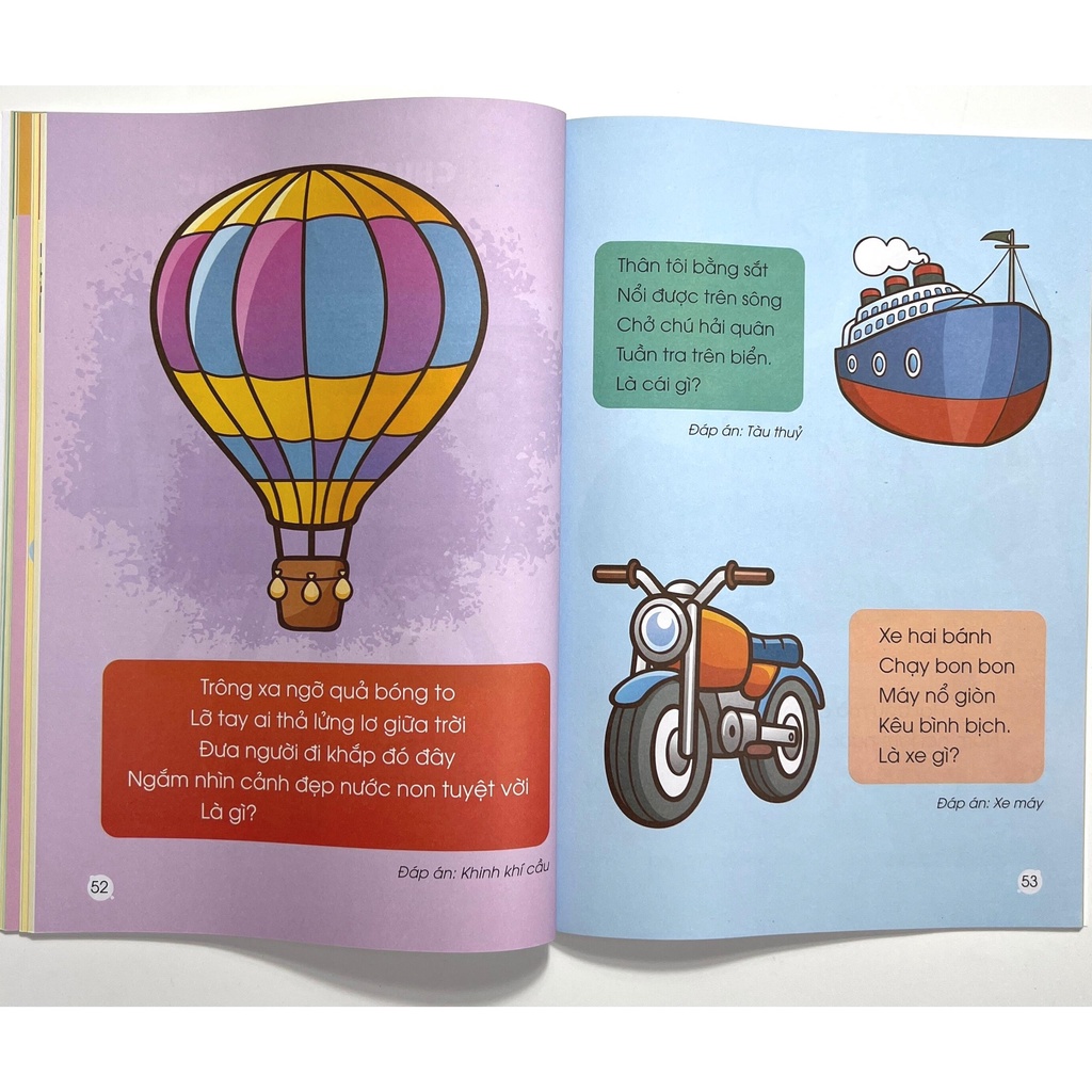 Sách 120 Câu Đố Việt Nam Dành Cho Bé Tập Nói, Tập Đọc