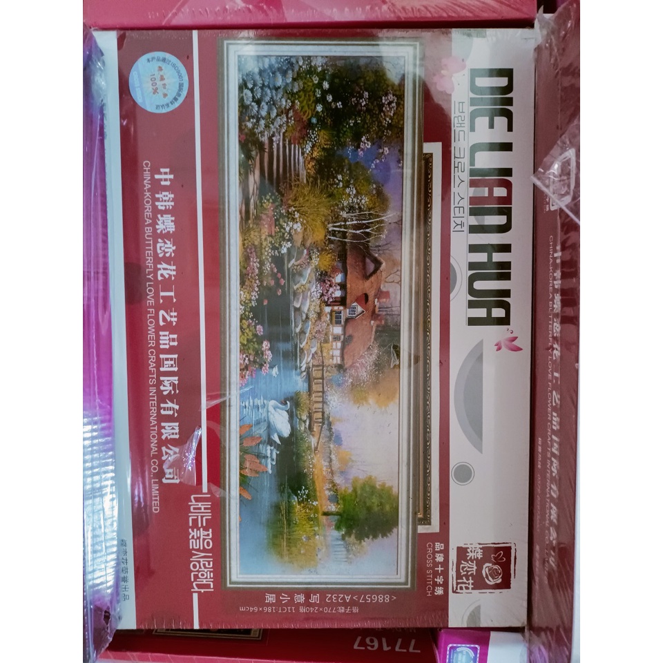 Tranh Thêu Phong Cảnh A232 186x64 chưa thêu