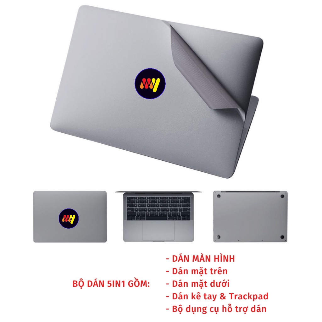 [Thanh Lý] Bộ dán chính hãng JRC 5in1 cho  Air 13 A1932 / A2179 / A2337. Chất liệu cao cấp, Tản nhiệt tốt.
