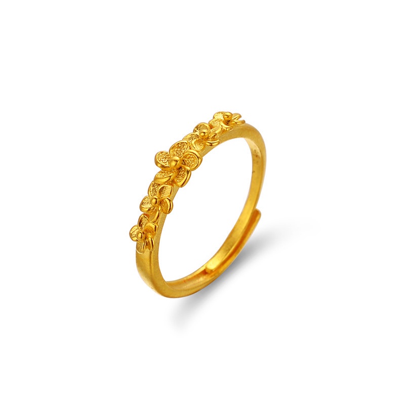 Vintage style 24K gold plated ring