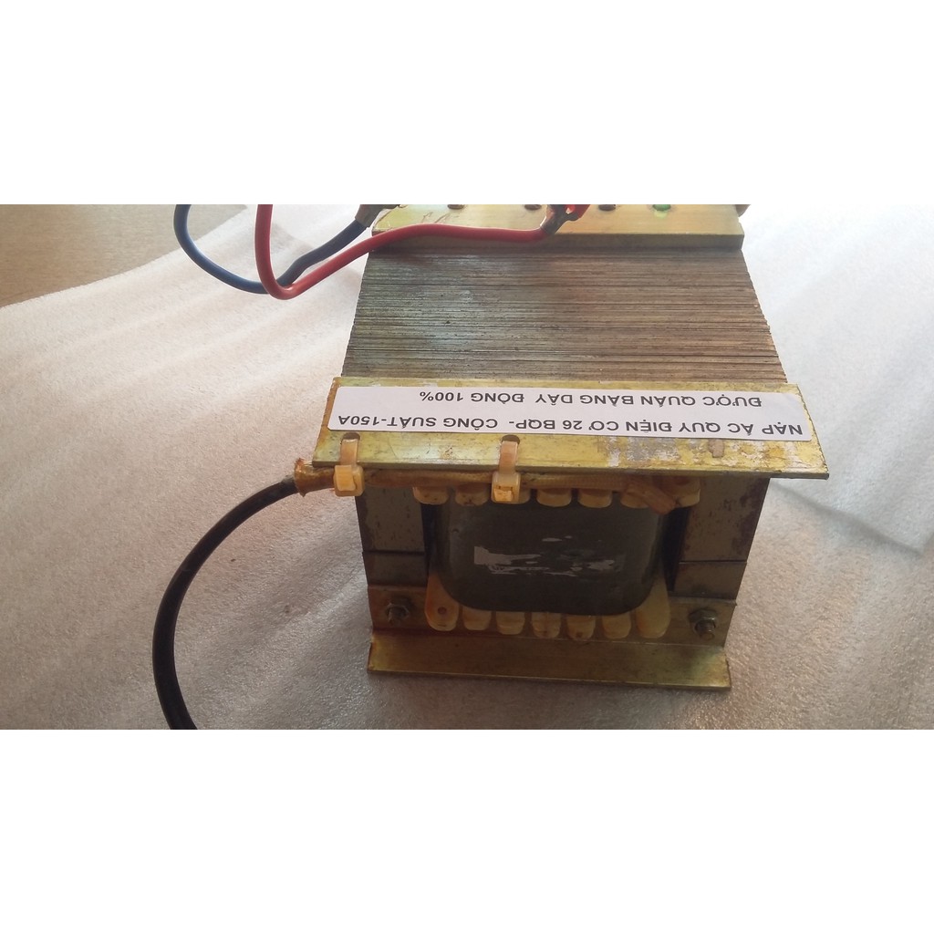 Nạp ắc quy điện cơ BQP-26 12V-150AH ,125 A dây đồng 100% siêu bền