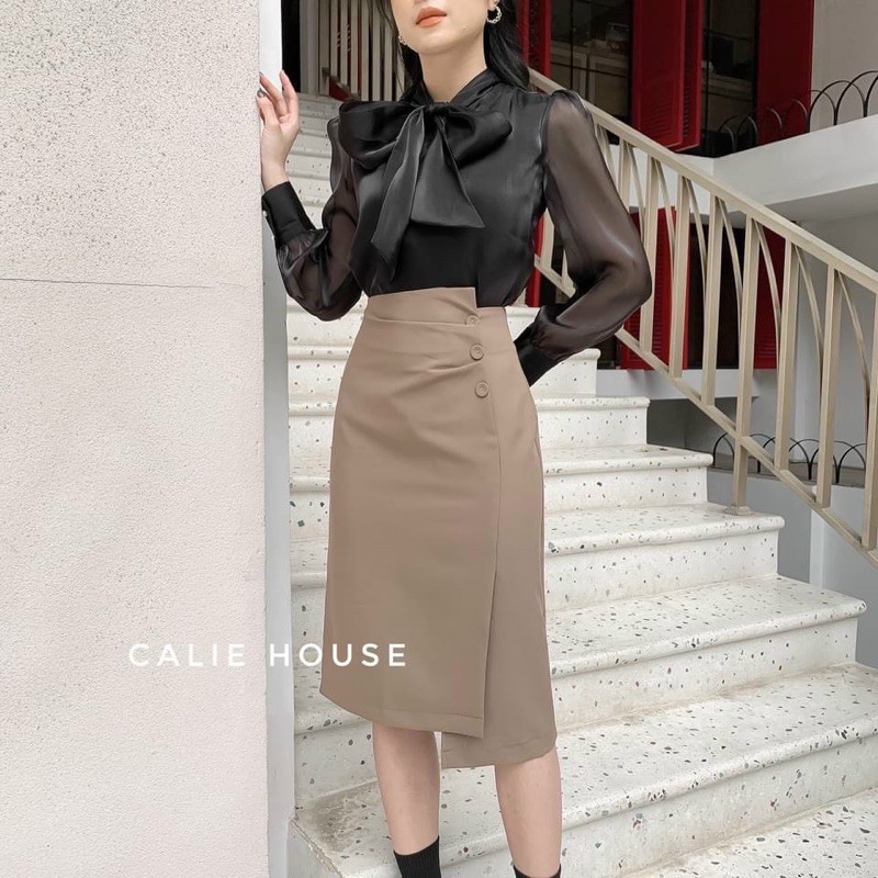 BÁN SỈ CHÂN VÁY VẠT CHÉO CÚC BỌC 3 MÀU CHO NỮ | BigBuy360 - bigbuy360.vn