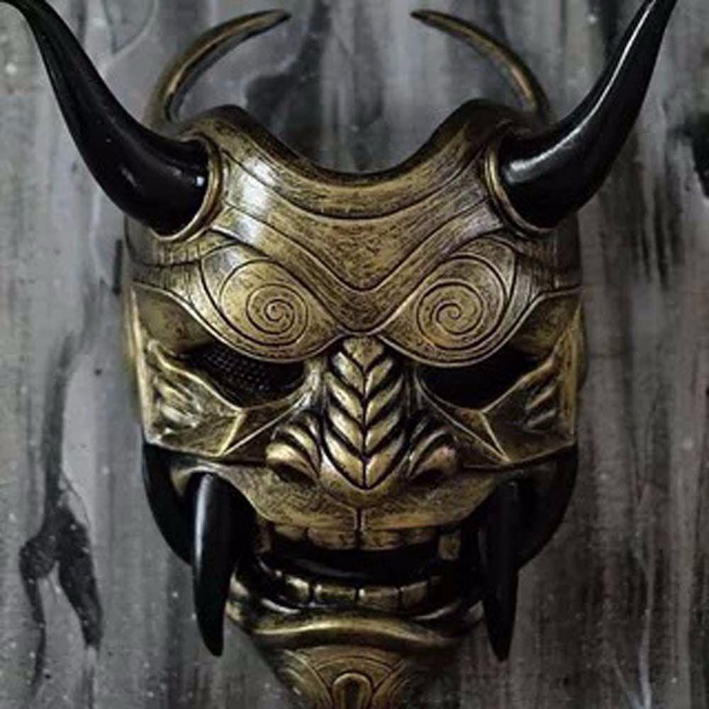 Mặt Nạ Hóa Trang Nhân Vật Samurai Nhật Bản Bằng Latex Toàn Diện