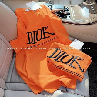 Áo phông Dior màu cam - Form rộng