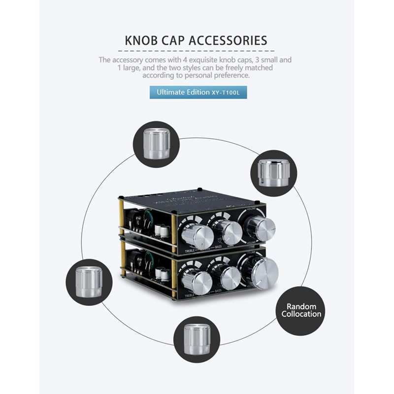 Bảng Mạch Khuếch Đại Âm Thanh Bluetooth 5.0 100W + 100W 2.1 Kênh 2.1 Chuyên Dụng Cho Gia Đình XY-T100L