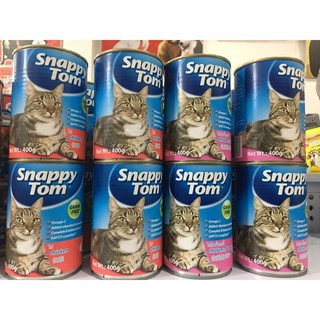 Pate mèo Snappy Tom lon 400g (gồm 4 vị)
