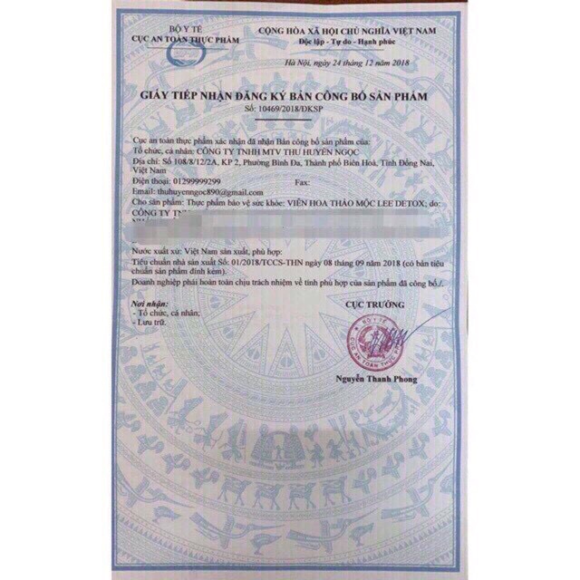 Trà hoa thảo dược giảm cân Lee Detox