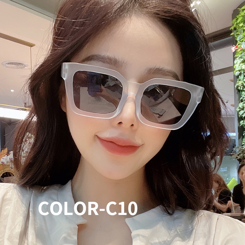 Kính mát trong suốt chống tia UV400 phong cách Hàn Quốc sành điệu