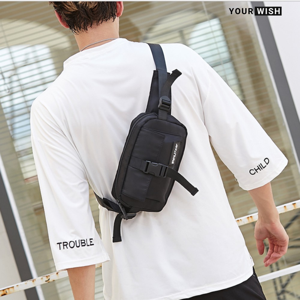 Túi Bao Tử Nam Chống Nước Túi Đeo Chéo Thời Trang Cao Cấp Yourwish TD306 Phong Cách Hiện Đại Basic Năng Động Thể Thao