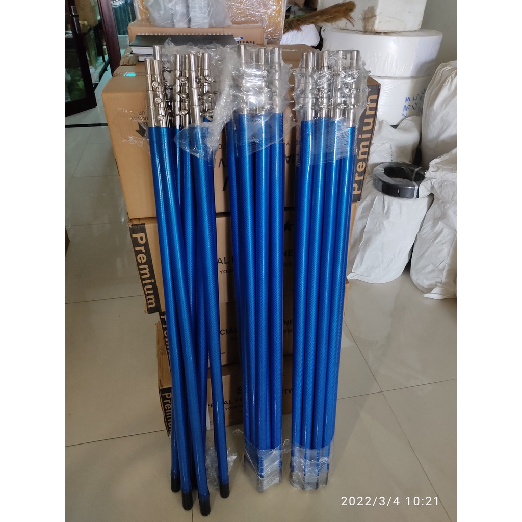 1 SÀO THI CÔNG XỎ GÔNG CÁP TREO và 2 đầu móc, SÀO INOX THI CÔNG CÁP HÀNG VIỆT NAM CAO CẤP DÀI 4.8M, 6M