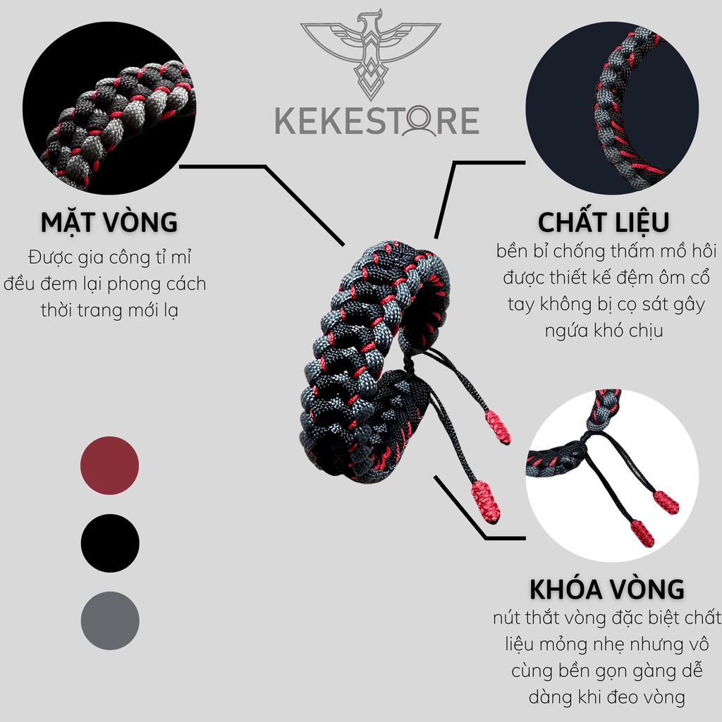 Vòng tay thời trang nam nữ Sanc KekeStore thiết kế phong cách riêng