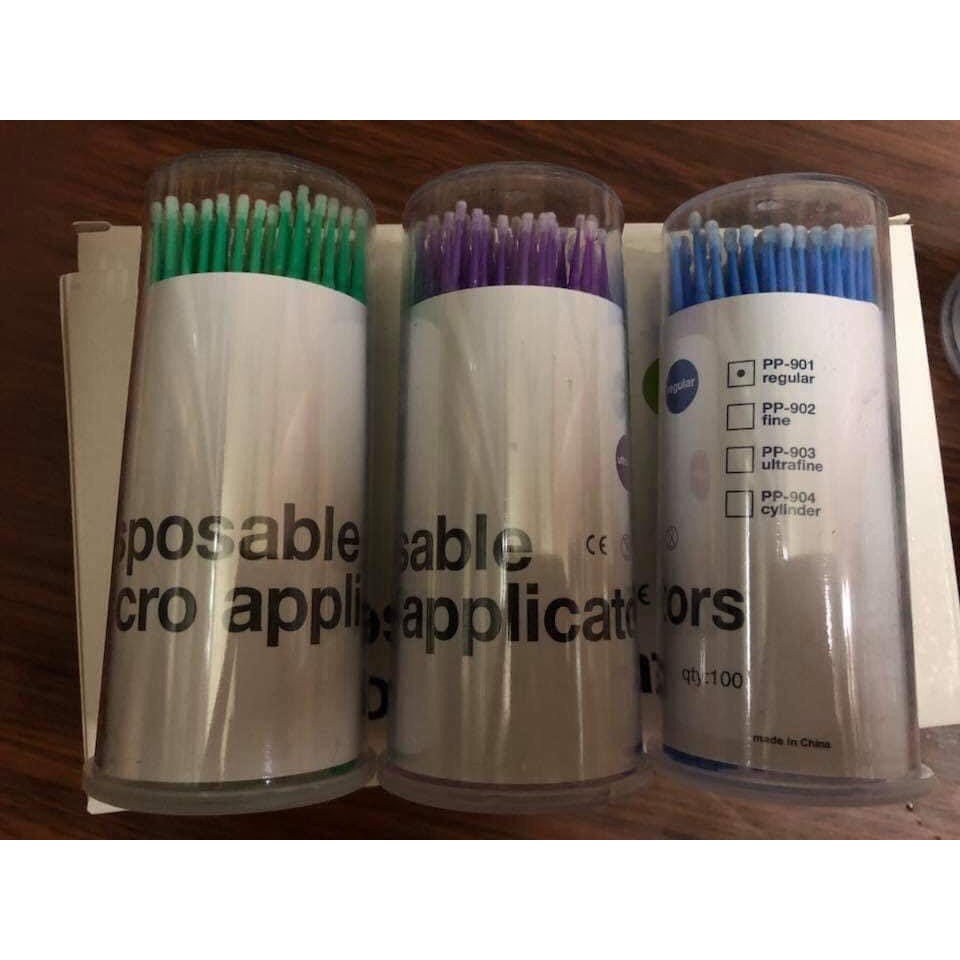 Tăm Bond Nha Khoa Spa Gắn Đá, Tháo Mi Hộp 100 Cái Chất Lượng Cao