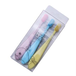 Set 3 Bàn Chải Đánh Răng Bằng Silicon Mềm Cho Bé