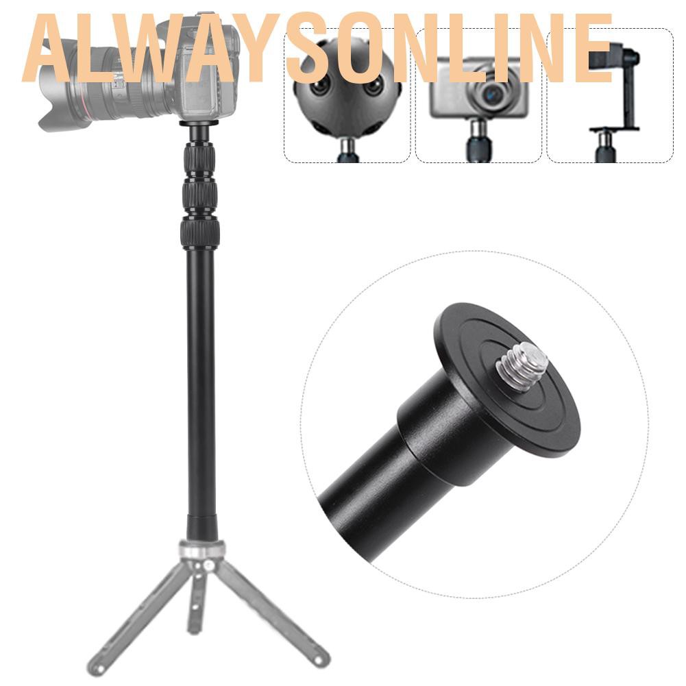 Alwaysonline Adjustable Gimbal Tripod Extension Selfie Bar for Phones Card Mirrorless Camera