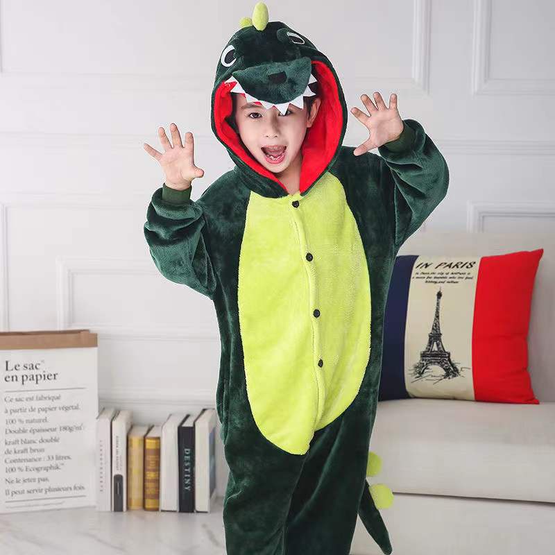 Bộ Đồ Ngủ Liền Thân Hóa Trang Người Nhện/Khủng Long Cho Bé Trai/Gái