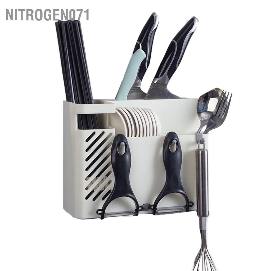 ❤️ Nitrogen071 Kệ để dao đũa muỗng dán tường ☀️ giá kệ để DAO ĐŨA MUỐNG thìa dán tường nhà bếp cao cấp Giá đỡ dao kéo treo đũa tường đa chức năng cho nhà bếp gia đình