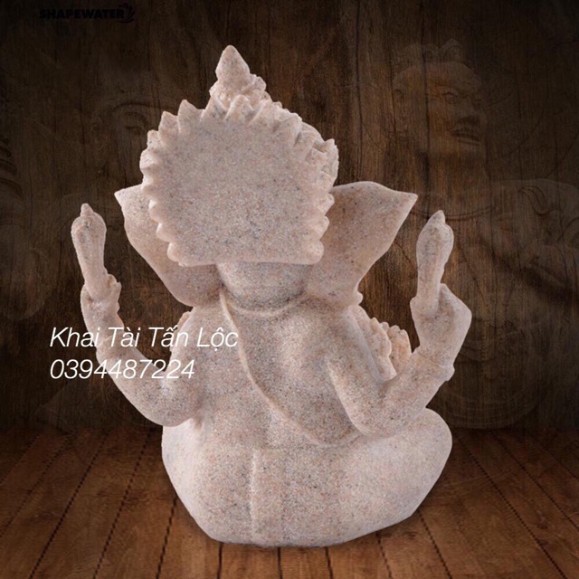 Tượng voi thần Ganesha cao 9 cm