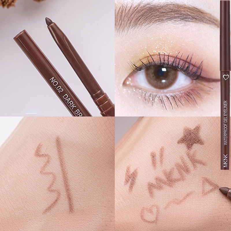 🌈Chì sáp kẻ mắt 3 màu nâu đen lựa chọn MKNK | BigBuy360 - bigbuy360.vn