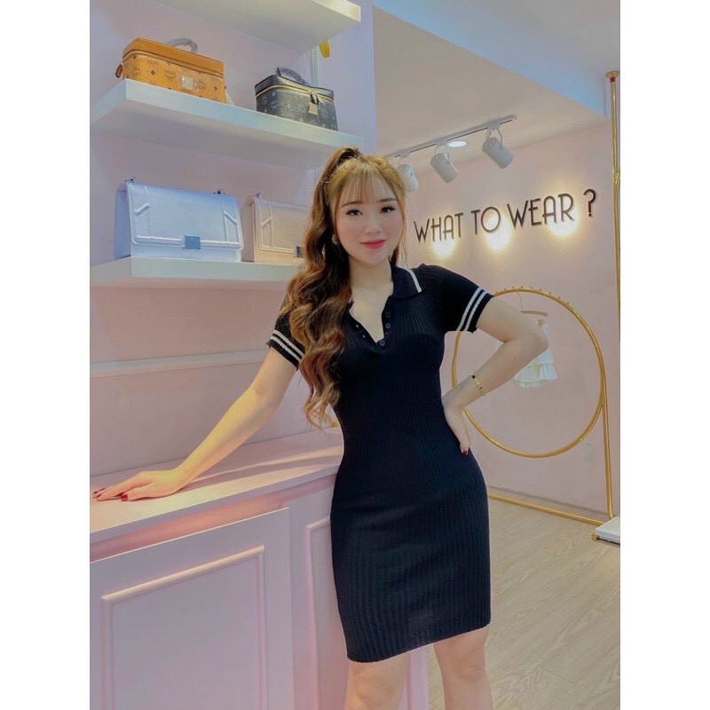 Váy len cổ đức trơn_Xưởng May Quang Anh | BigBuy360 - bigbuy360.vn