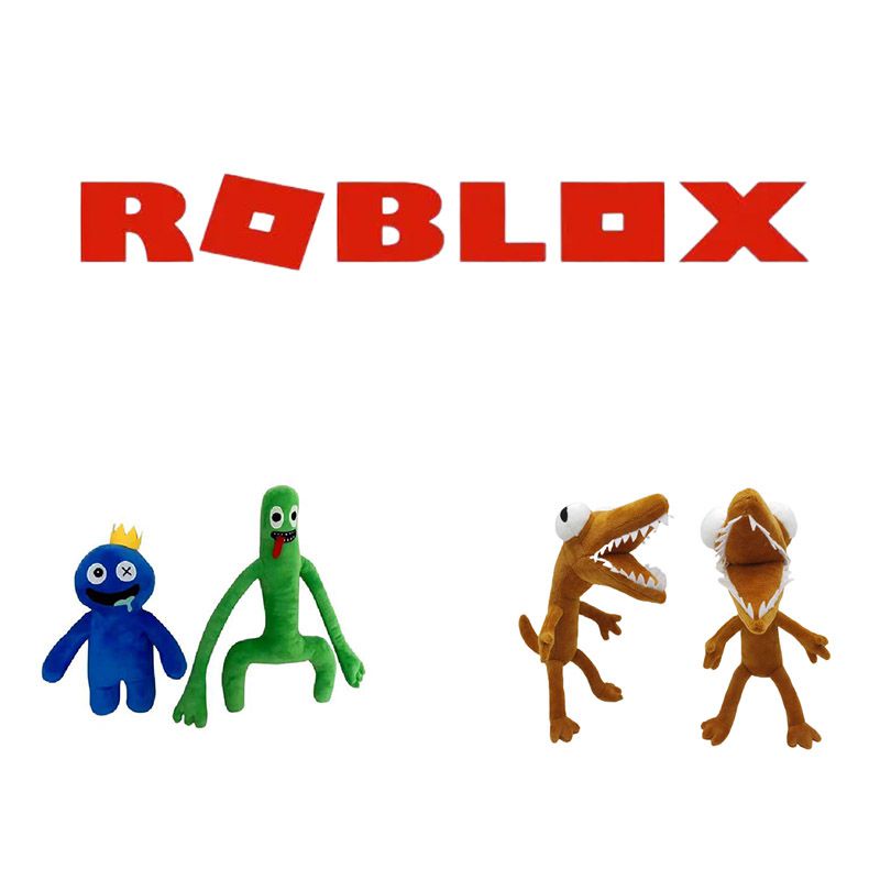 Thú nhồi bông những người bạn cầu vồng Roblox màu xanh lá xanh dương 30/ 40cm thích hợp làm quà tặng
