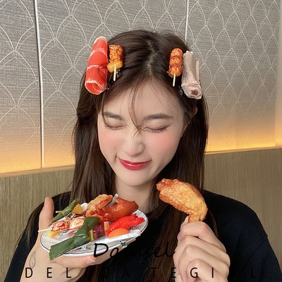 Kẹp Tóc Hình Thức Ăn Dễ Thương Ngộ Nghĩnh Cho Nữ