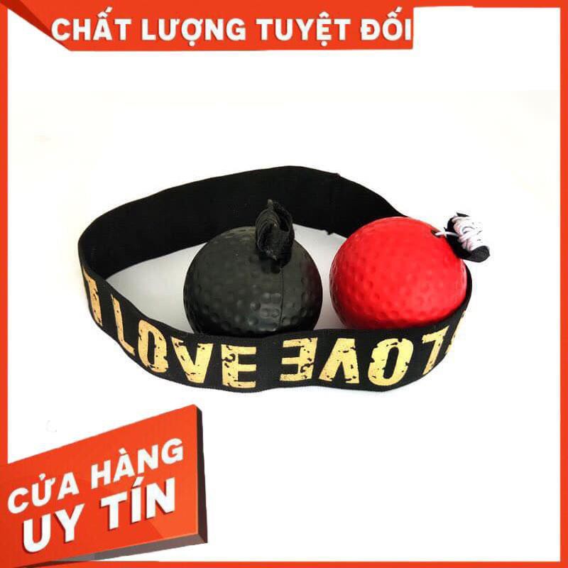 [XẢ KHO+FREE SHIP Thanh tập thể dục. Bóng Phản Xạ Võ Thuật Đeo Đầu - CAO SU NON ĐÀN HỒI