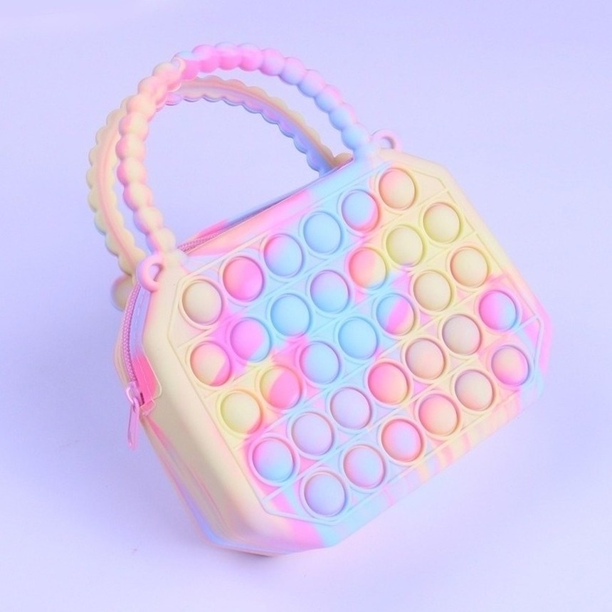 COD Pop it Bag Túi xách màu sắc cầu vồng cỡ lớn dành cho trẻ em yjteam66.vn