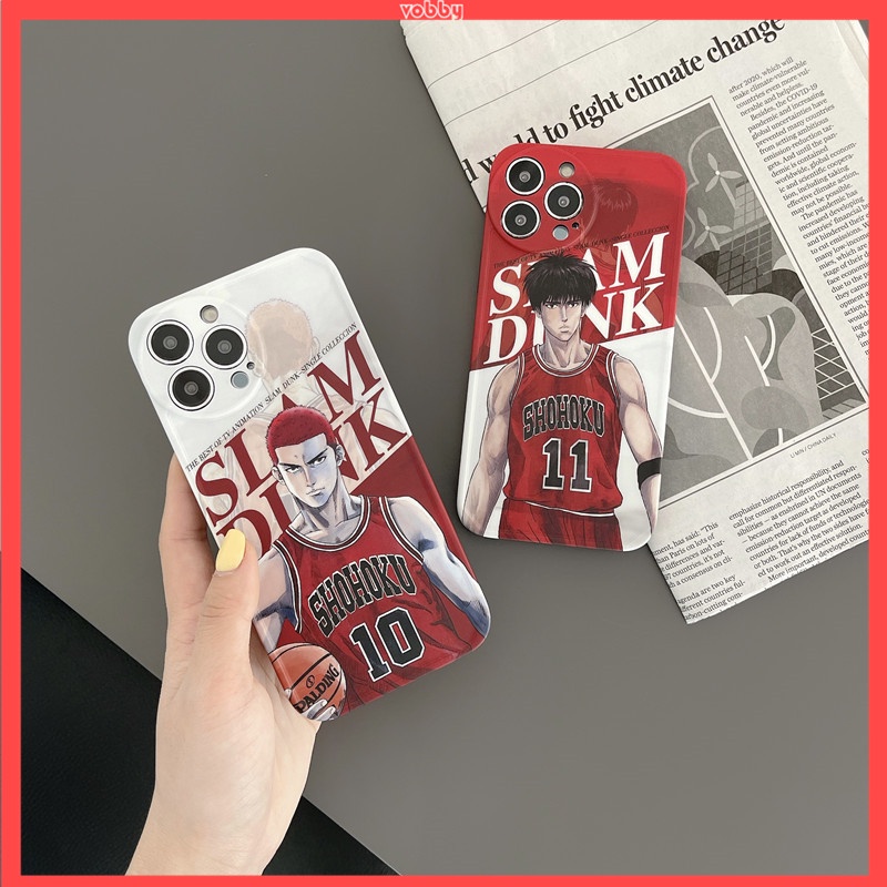 Ốp Điện Thoại IMD Mềm Họa Tiết Slamdunk Hoạt Hình Cho IPhone14 Plus Pro Max 13 12 11 MAX X/XS XR XSMAX 7P/8P