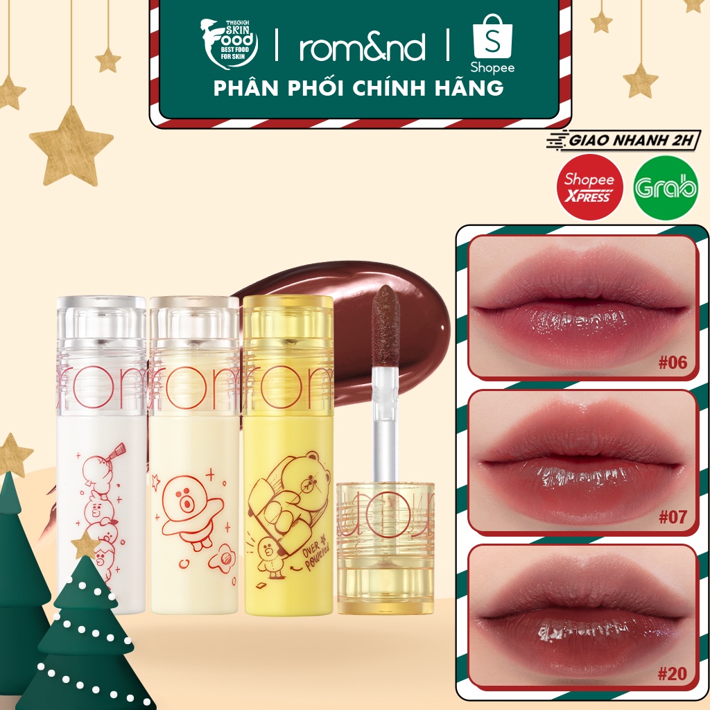 [LINE FRIENDS I romand][Mini 2g] Son Tint Siêu Lì romand LINE FRIENDS Juicy Lasting Tint Mini | BigBuy360 - bigbuy360.vn