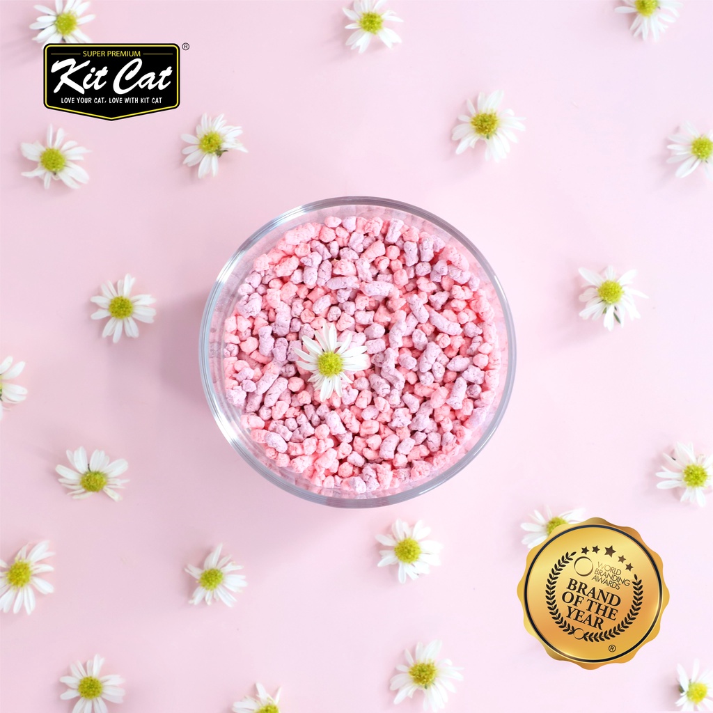 Cát vệ sinh Kit Cat Snow Peas 7L - Đậu tuyết vón cục cho mèo