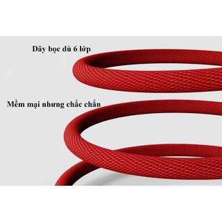 Cáp Sạc CAPARIES REDLine V2 Chuẩn MICRO-USB - Dài 1M - CPRREDV2