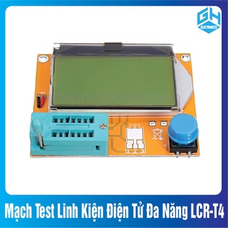 Mạch test linh kiện điện tử đa năng lcr-t4có kích thướclcd có đèn nền