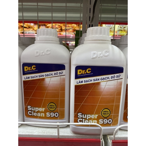 Dr.C Super Clean S90 - Tẩy xi măng, vệ sinh sàn gạch, tẩy rêu mốc