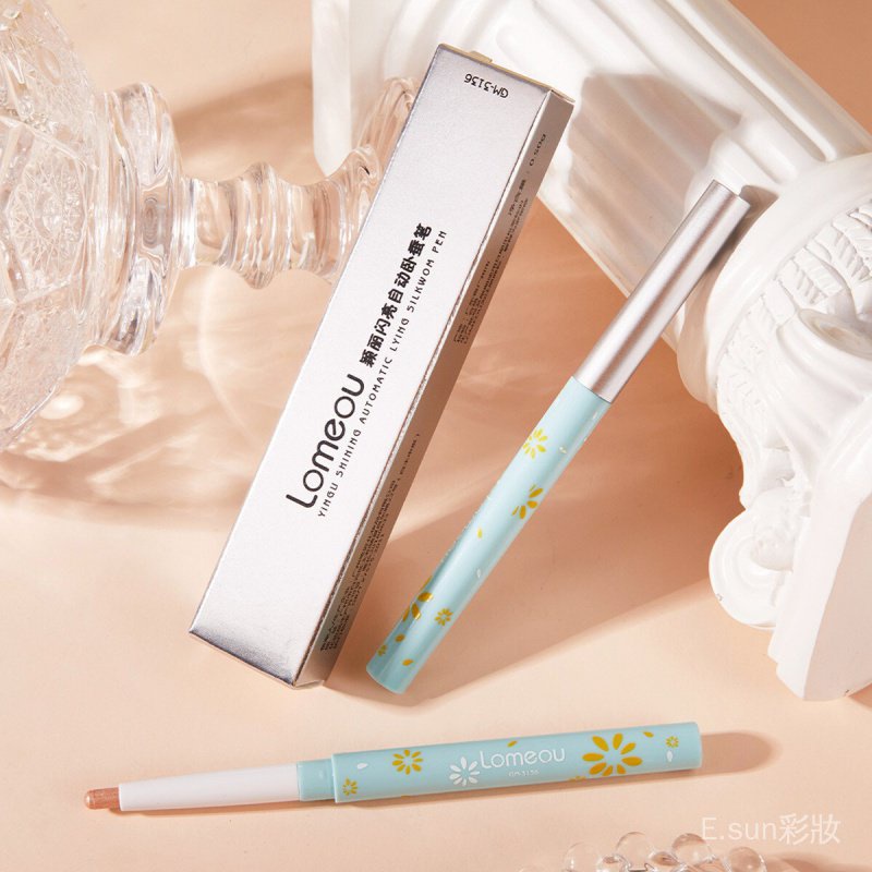 Bút Phấn Mắt Mịn Tự Động Romeo LOMEOU Yingli Màu Rượu Champagne Ánh Ngọc Trai Lấp Lánh | BigBuy360 - bigbuy360.vn