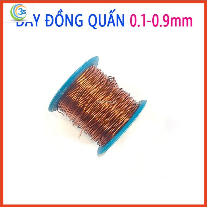 Dây đồng quấn biến áp, dây đồng quấn motor 0.1 - 1.0mm