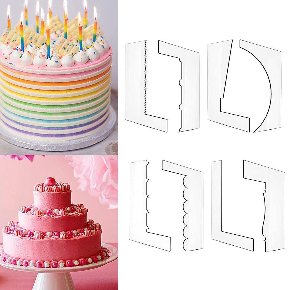 Set 8 Dụng Cụ Làm Mịn Răng Cưa Trong Suốt Bằng Acrylic