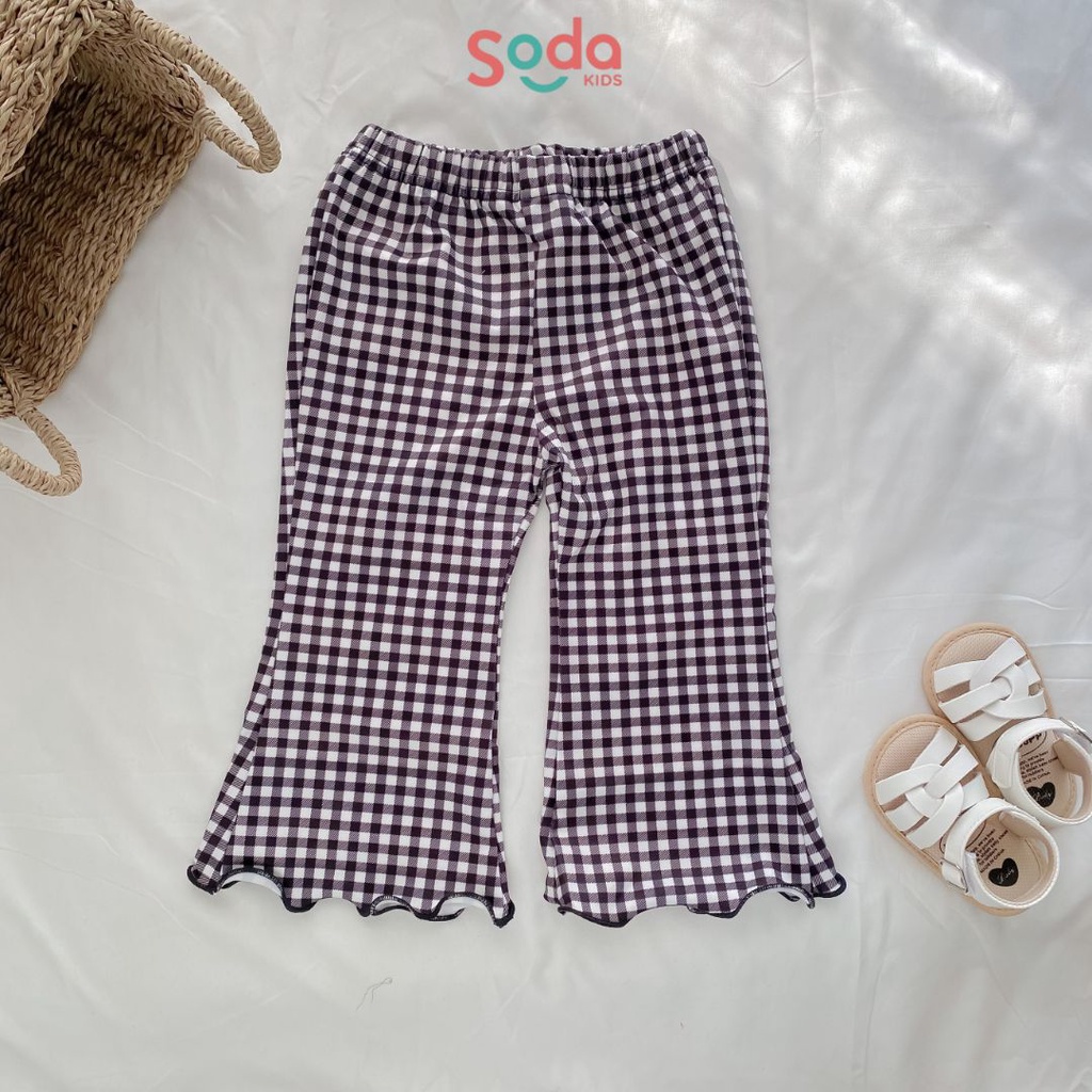 Quần ống loe bé gái 4 màu (Ảnh thật)